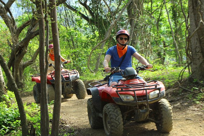 4x4 Dominican Adventure with Chocolate and Coffee Tasting - A quick swim at the freshwater cenote