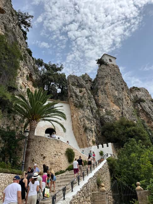 Alicante: Guadalest Castle and Chocolate Factory - Reaching Guadalest by small vehicle