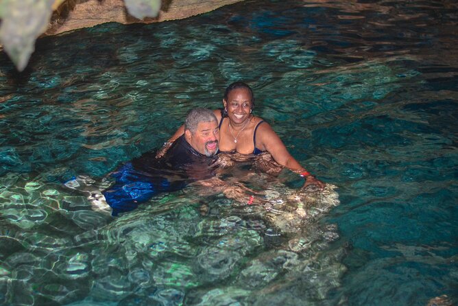 ATV Ride with Coffee, Chocolate Tasting and Cenote in Punta Cana - Cooling off inside the water cave