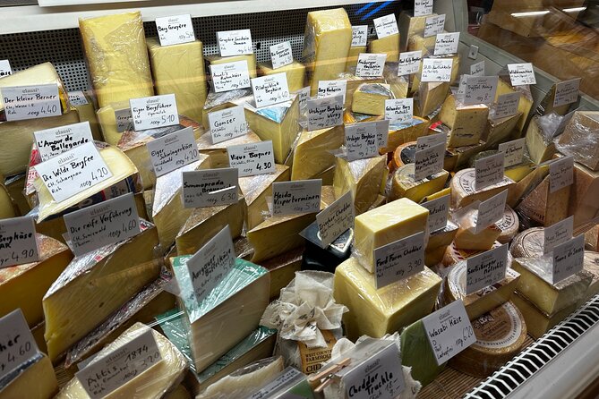 Basel Farmer's Market, Cheese, Chocolate & Pastry Tour - The cheese tasting: the tour’s strongest stop