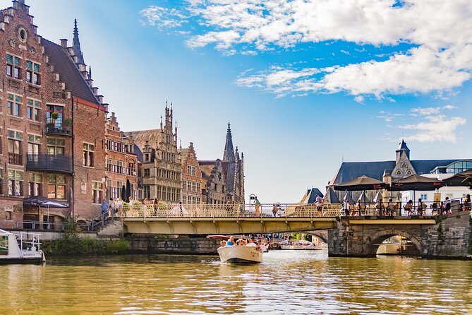 Brussels: Tour Bruges & Ghent with Cruise + Chocolate visit - The coach ride to Ghent