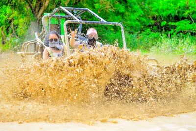 Buggy Ride into the Jungle coffee , chocolate tasting Cenote