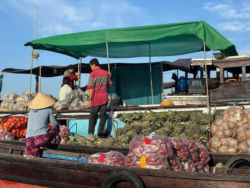 Can Tho: Floating Market, Cacao & Canals with French Guide - Seeing rice become noodles