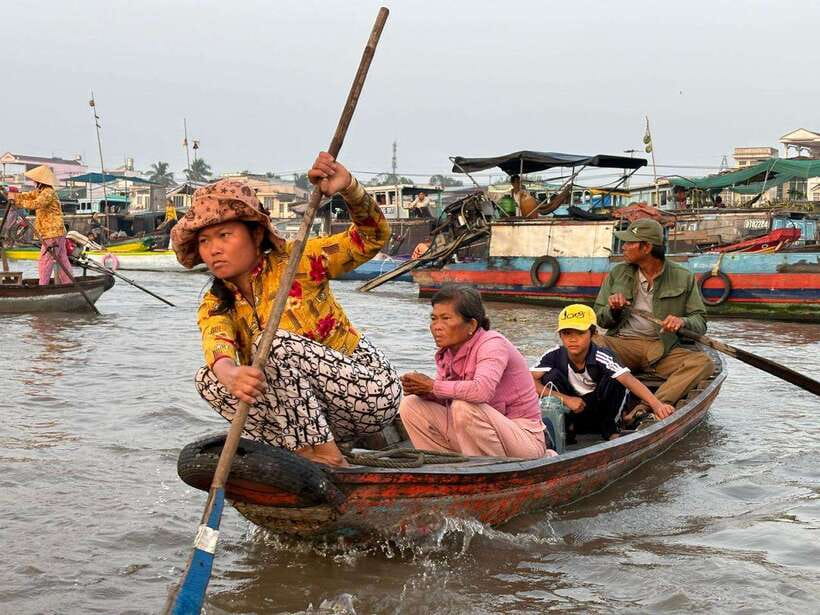 Can Tho: Floating Market, Canal, Cacao Farm & Mekong' Life - Quiet canals, water coconut palms, and the slower Mekong