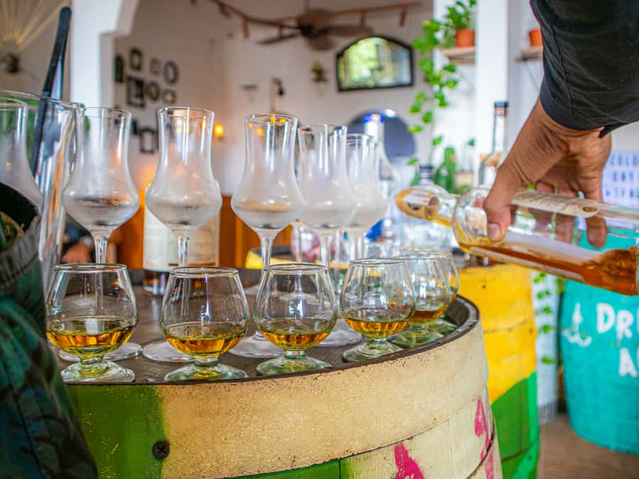 Cartagena: The Legendary Colombian Rum and Chocolate Tasting - Three savory bites keep the tasting grounded