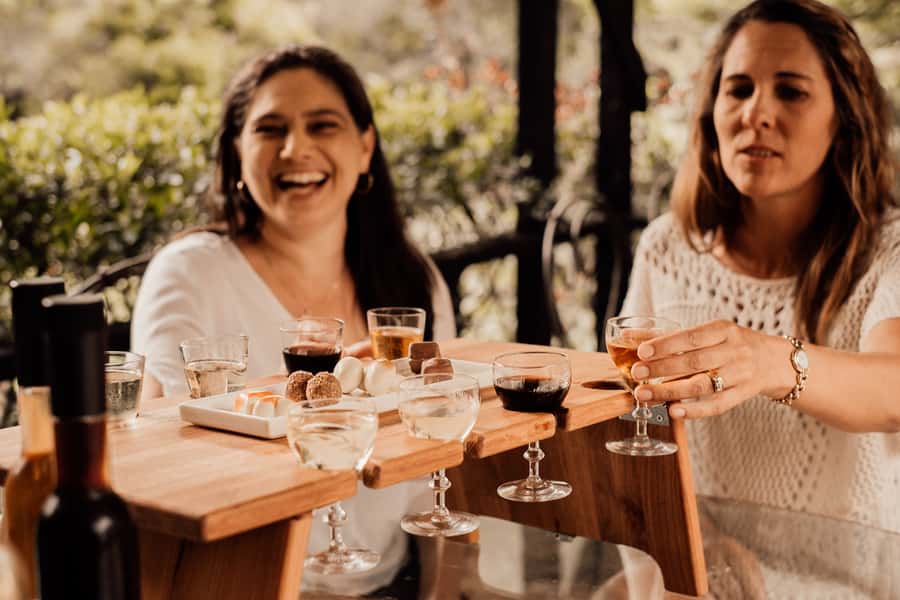 Central Coast: Chocolate and Wine Pairing Experience - From the tasting board to the garden