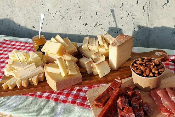 Cheese and chocolate on mountain summit - The guide adds more than food