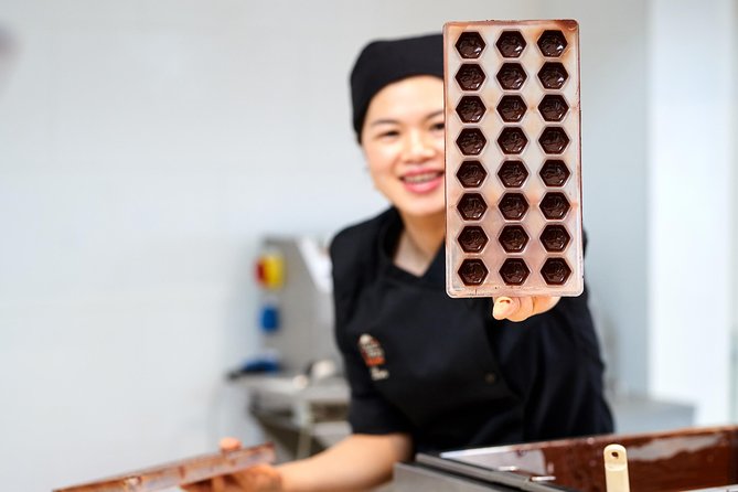 Choco-Story: The Chocolate Museum in Brussels - Tasting chocolate in a simple setting
