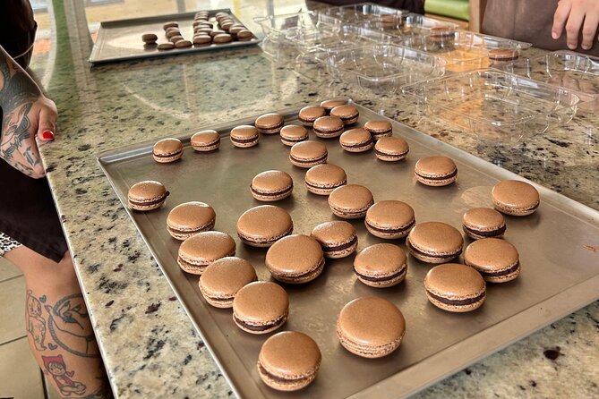 Chocolate Macarons Workshop in Puerto Vallarta - The chocolate macaron process