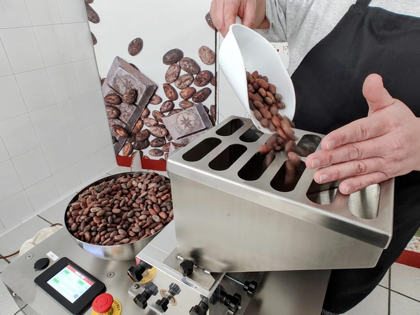 Chocolatier for a day: raw bean to bar chocolate in Modica - Making your own bean-to-bar creation