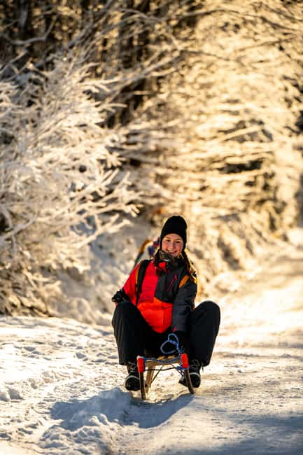 Day/Night Sledding + ALL-YOU-CAN-EAT Cheese&Chocolate Fondue - The 5:45 PM night schedule