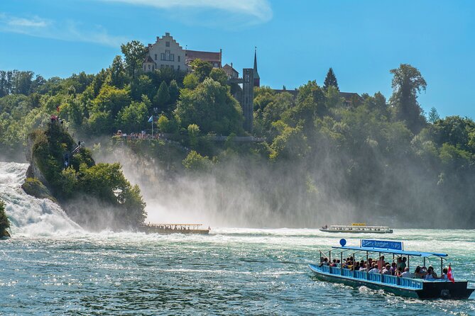 From Zurich: Rhine Falls, Chocolate and cheese factory (KTZ373) - The driving time affects the value