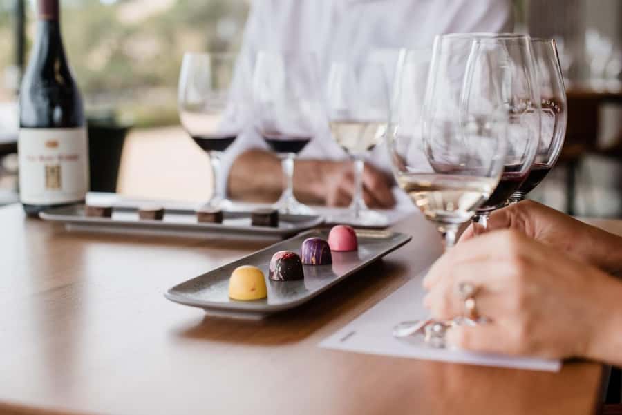 Grant Burge: Just Bliss - Wine and Chocolate Experience - The Just Bliss chocolates are more than a sweet extra