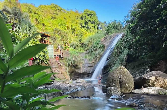 Grenada Day Tour-Concord Falls, Chocolate, Rum & Grand Etang Lake - A proper Grenadian meal, with lunch extra