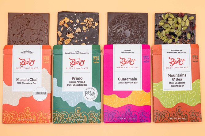 Guided Chocolate Tasting Session in Rockland - Starting at Bixby’s Rockland Factory