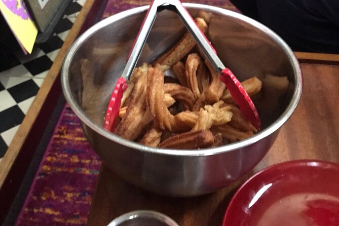 Hands-On Churros & Chocolate Class on a London Houseboat - Frying and piping your own churros