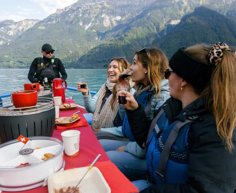 Interlaken: Chocolate Fondue Float - Meeting the guide and getting ready