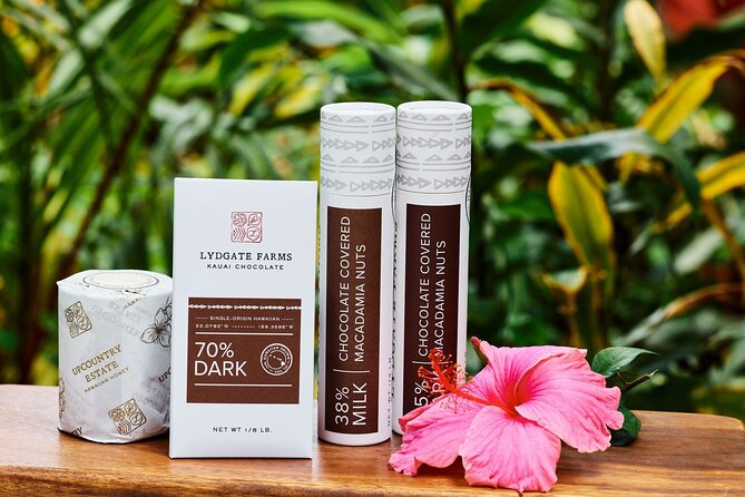 Kauai Chocolate Farm Tasting Tour - Walking through the botanical gardens