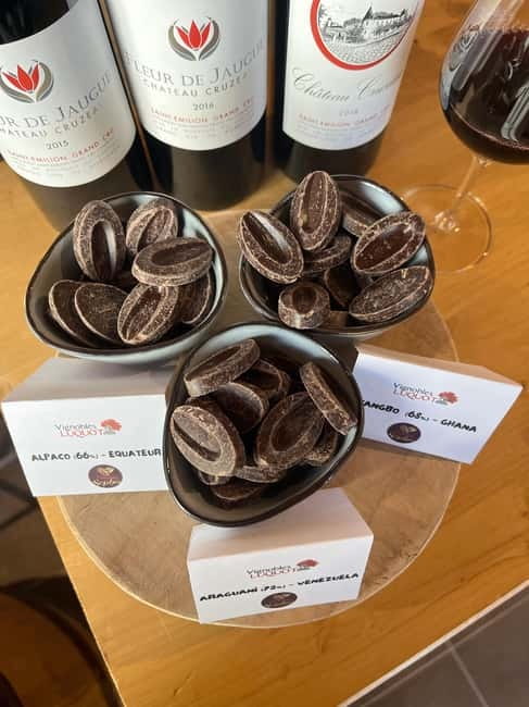 Libourne: Winery Tour with Wine and Chocolate Tasting - See the vat room and barrel cellar