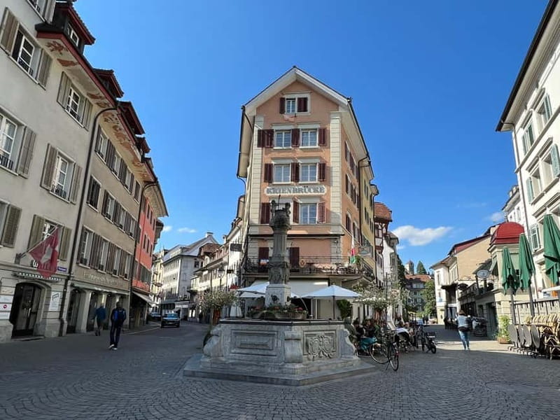 Lucerne: Private Chocolate and Cheese Tasting Walking Tour - A glass of wine or a soft drink