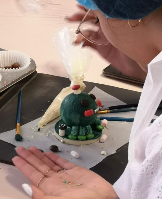 Malta: Family of Monsters Chocolate Making Class - Chocolate Paint, Decorations, and the Finished Creature