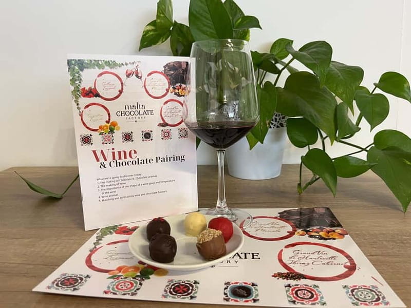 Malta: Wine and Chocolate Pairing Experience - Meeting at Malta Chocolate Factory near Bugibba Square