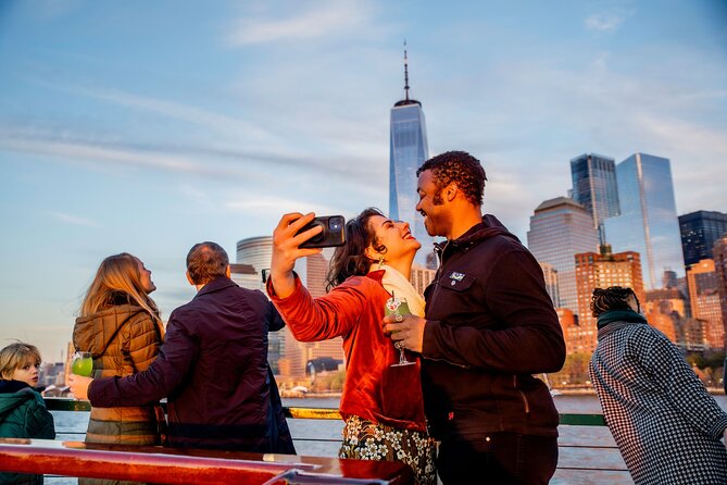 New York City Christmas Holiday Statue and Skyline Cocoa Cruise - Lower Manhattan from the water