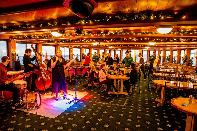 New York City Cocoa and Carols Holiday Cruise - What you see between Pier 62 and Lower Manhattan