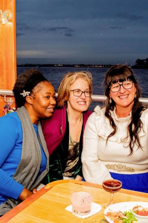 NYC: Night Holiday Lights and Cocoa Cruise - Open-deck photos and indoor comfort