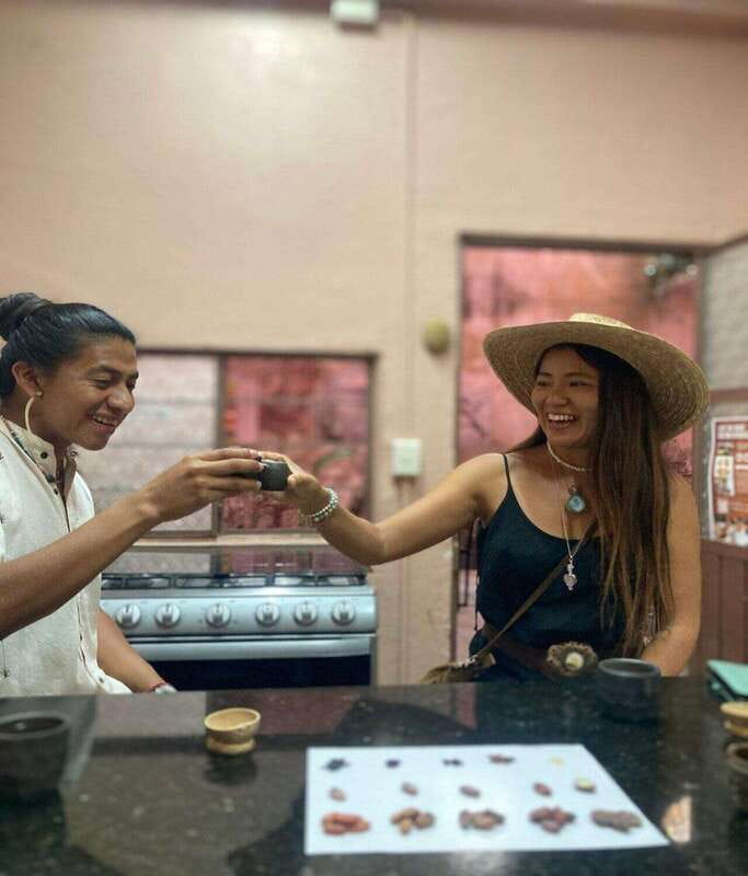 Oaxaca: Chocolate and Ancestral Drinks Tour - Making your own drink instead of just watching
