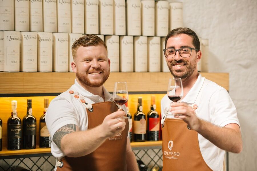 Port Wines & Chocolate Pairing - The second glass: 10 Year Old White Port with candied orange