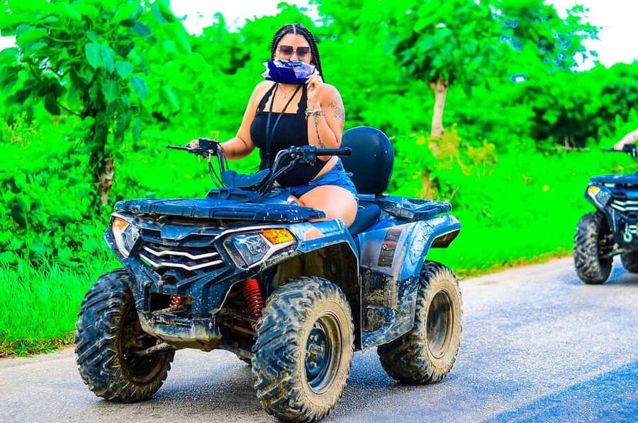 Punta Cana: ATV Tour with Coffee and Chocolate Tasting - Macao Beach: beautiful sand, busy sales pitches