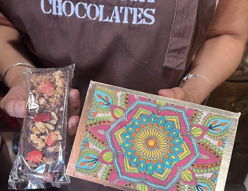 Santa Barbara: Chocolate Bar and Art Box Making Workshop - Finishing the bar and packing it to go