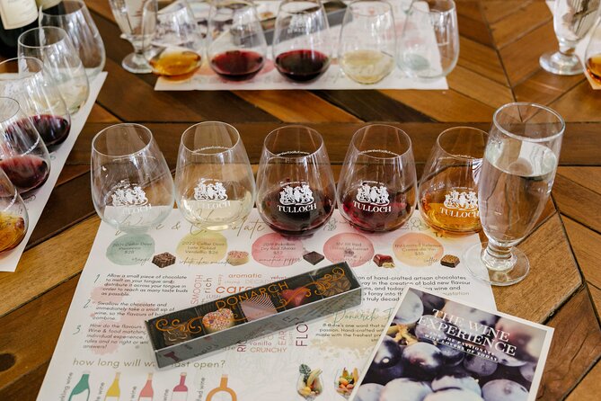 Tulloch Wines - Wine Tasting paired with Local Handmade Chocolates - What makes the chocolate pairing worthwhile