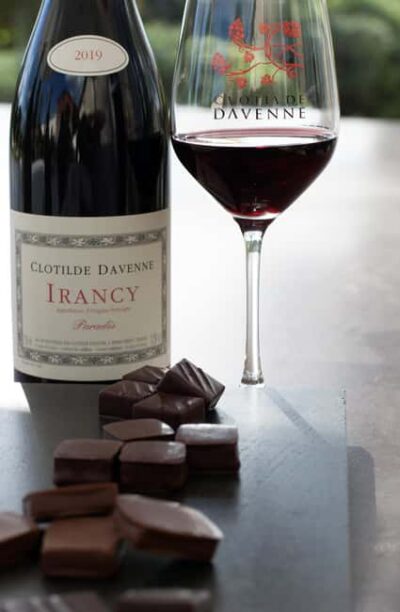 Wine and chocolat tasting at Chablis.