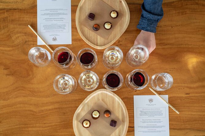 Wine and Chocolate Bonbon Tasting in Margaret River - The Passel Estate setting and hosting