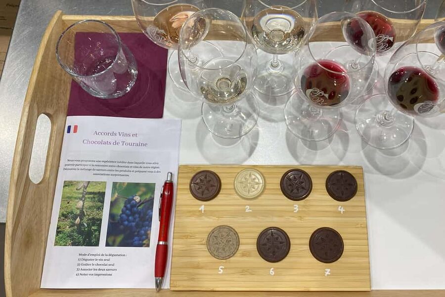Wine and Chocolate experience - Arriving at the Cave Pierre et Bertrand Couly cellar