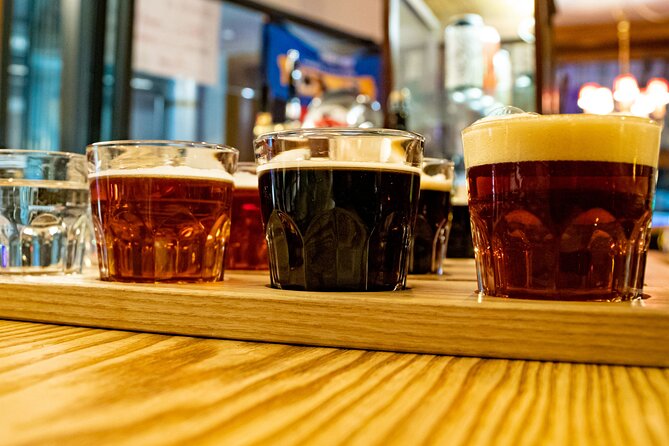 Zurich Beer & Chocolate Tour – Craft Beers & Swiss Chocolates - The beer tasting: eight small pours, plenty of comparison